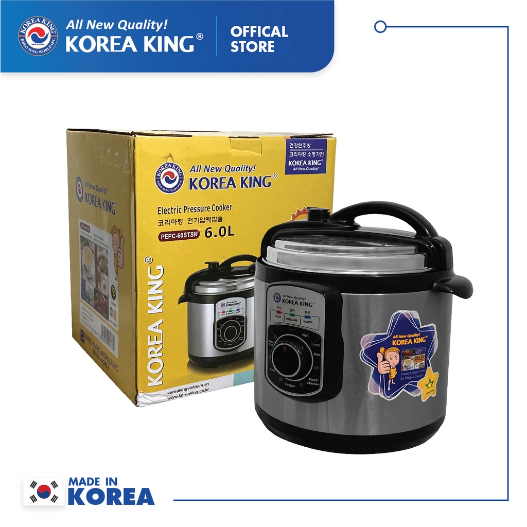 Nồi áp suất điện Korea King PEPC-60STSN ( Hàng chính hãng )