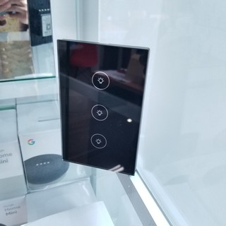 Công tắc cảm ứng Tuya Wifi 2 nút hình chữ nhật