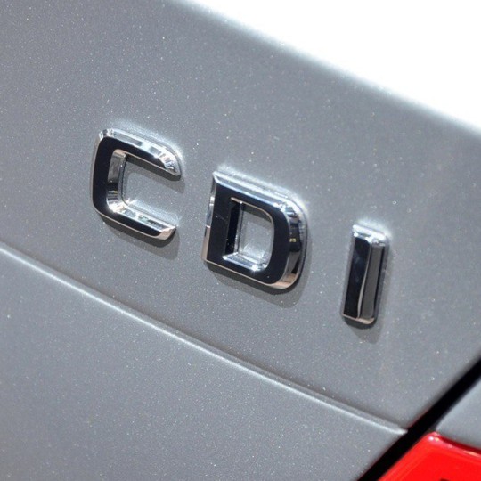 miếng dán chữ nổi 3D CGI và CDI chuyên dùng cho dòng xe Mercedes bằng nhựa ABS cao cấp