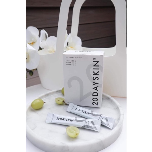Collagen nuôi dưỡng da 20dayskin - Trắng Mịn Từ Bên Trong