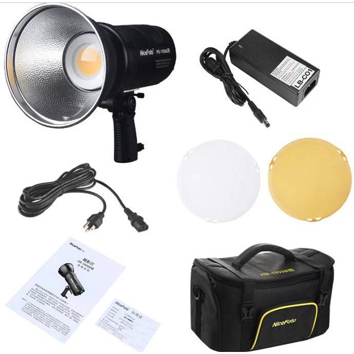 Đèn led studio Nicefoto HB1000BII 100w kèm pin