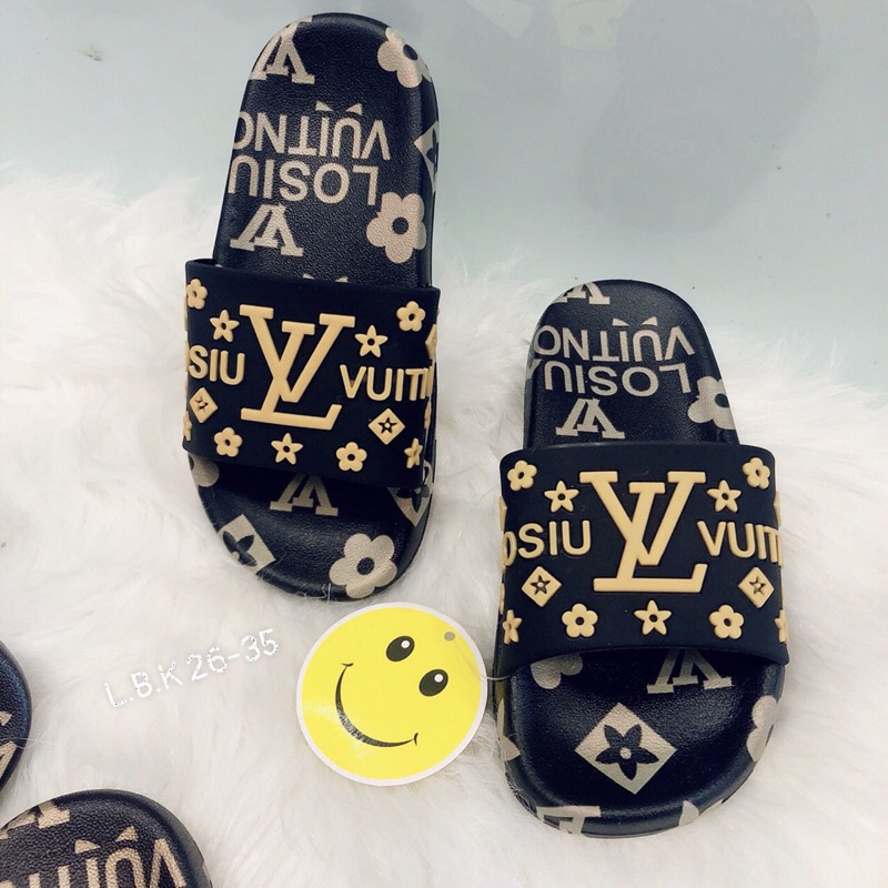 01 Dép lê L.V  cho bé trai, bé gái size 26-35 hàng qungr châu mềm êm