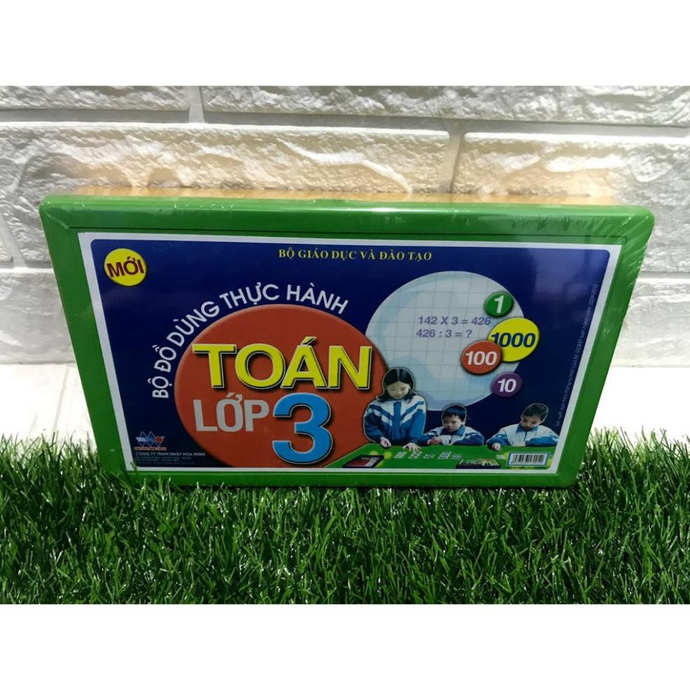 Bộ Đồ Dùng Toán Lớp 3 Nhật Hoa Minh - Gồm 203 Chi Tiết Theo Chương Trình Giáo Dục Tiểu Học.