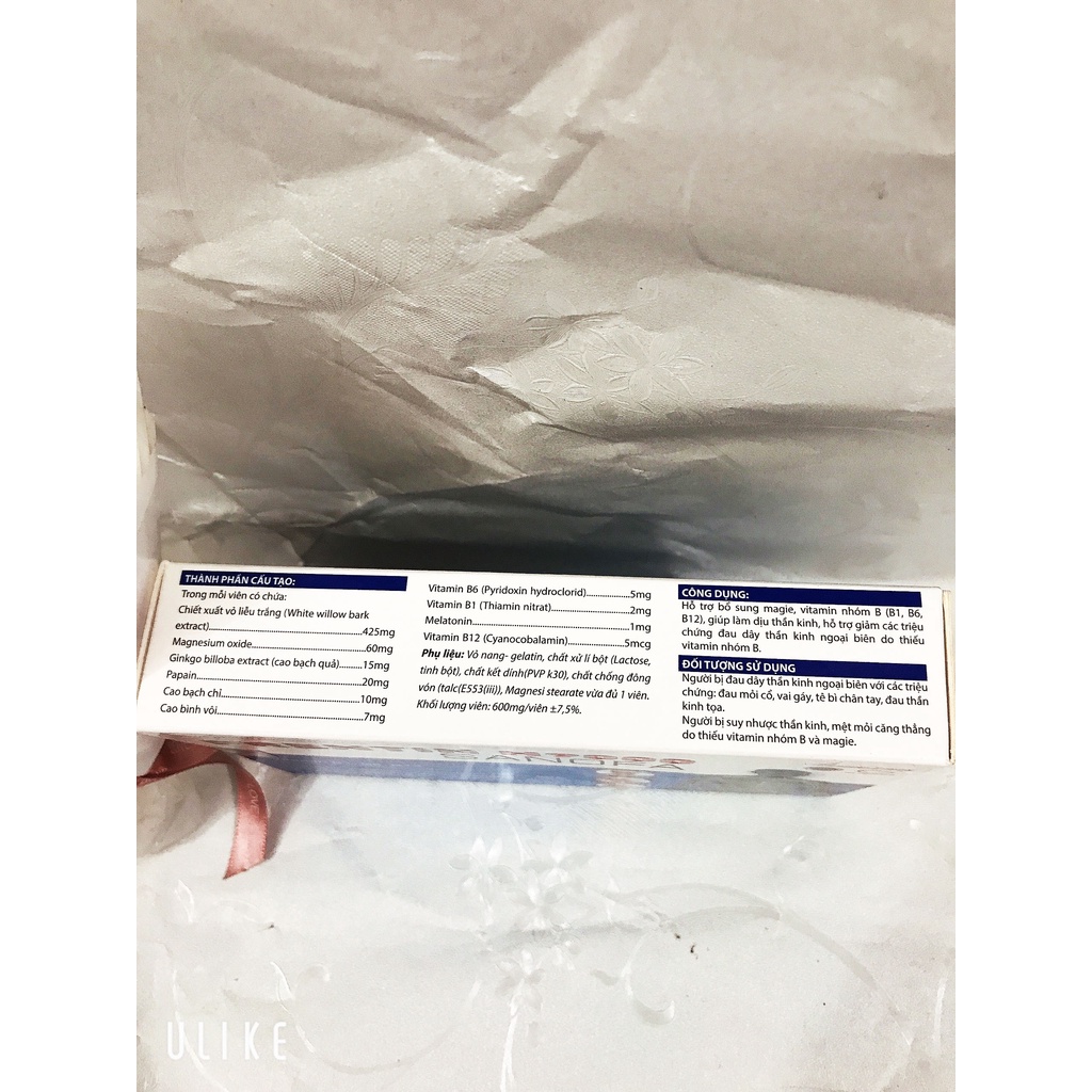 Viên uống bổ thần kinh FRENTIN H9000 SANOFA, giúp bổ sung Vitamin nhóm B, giảm triệu chứng đau dây thần kinh ngoại biên