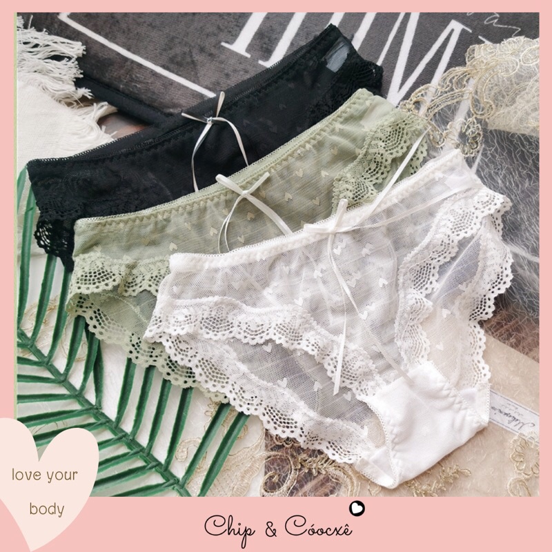 Quần lót ren phong cách Nhật