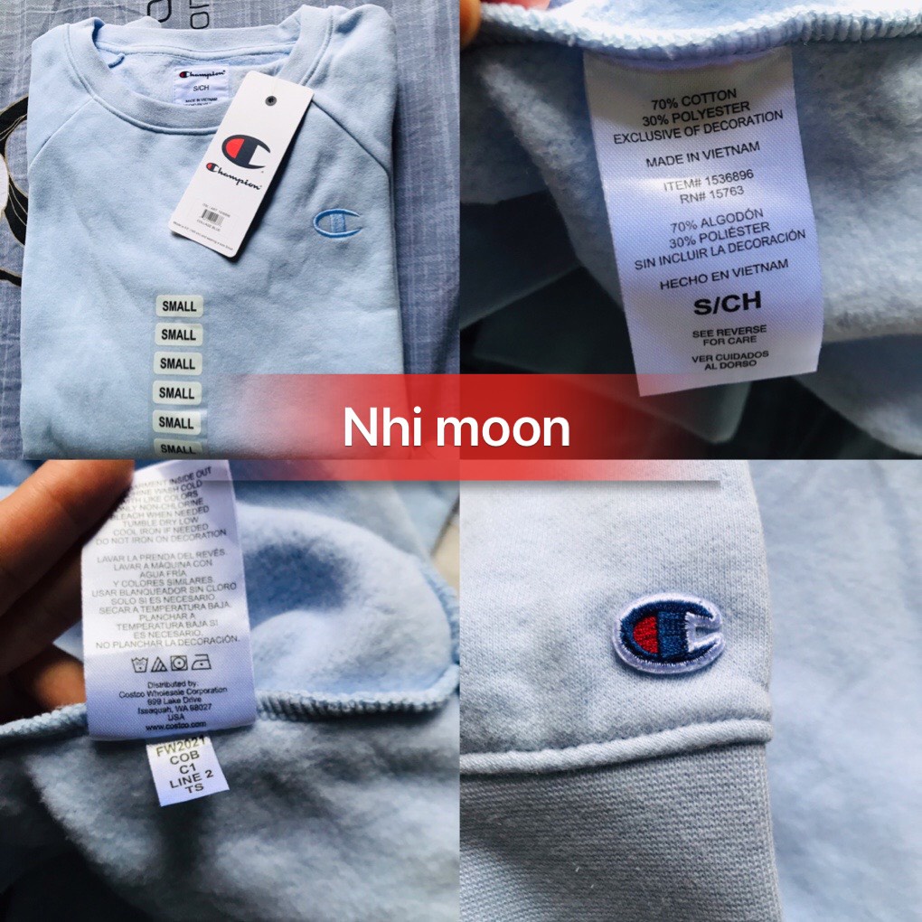 Sweatshirt Champion nỉ lông cừu chuẩn xuất xịn | BigBuy360 - bigbuy360.vn