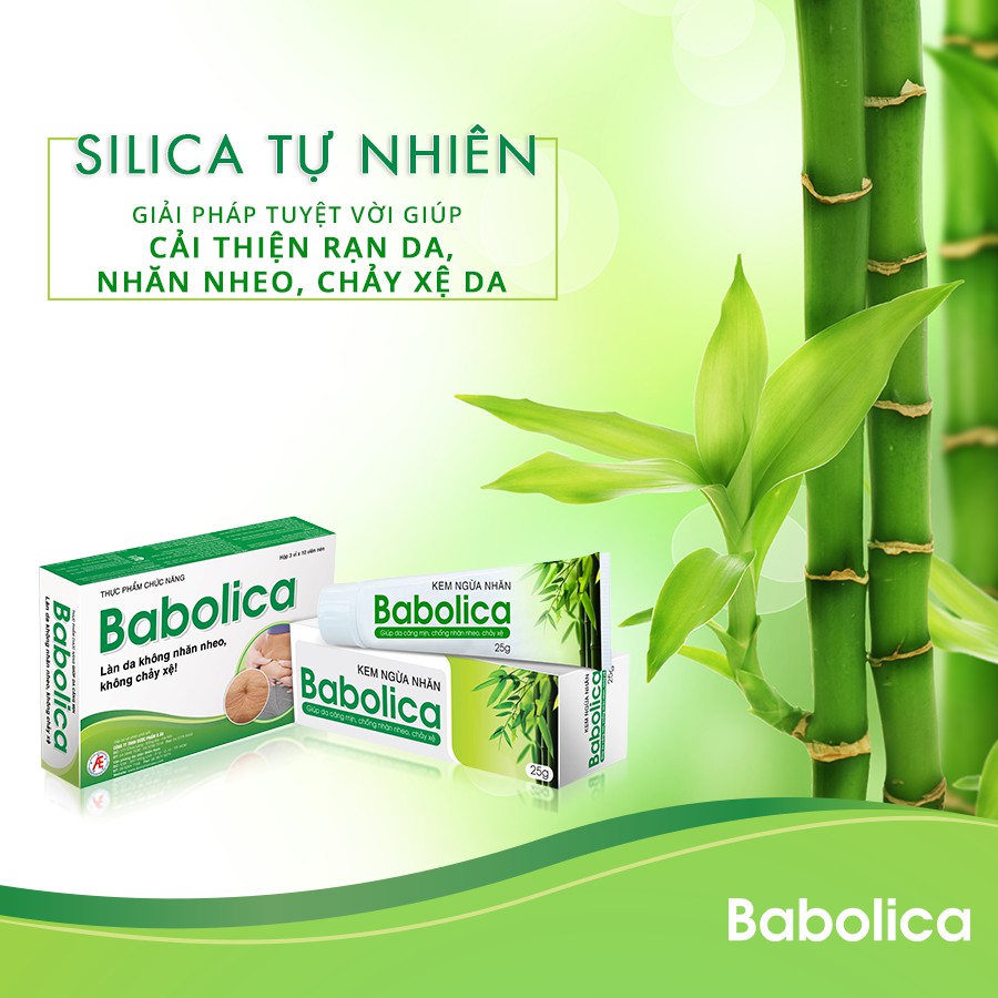 Babolica - Viên Uống Bổ Sung Collagen, Làm Đẹp Da, Mờ Thâm Nám, Chống Lão Hóa Da, Dưỡng Da (Hộp 30 viên) [Chính Hãng]