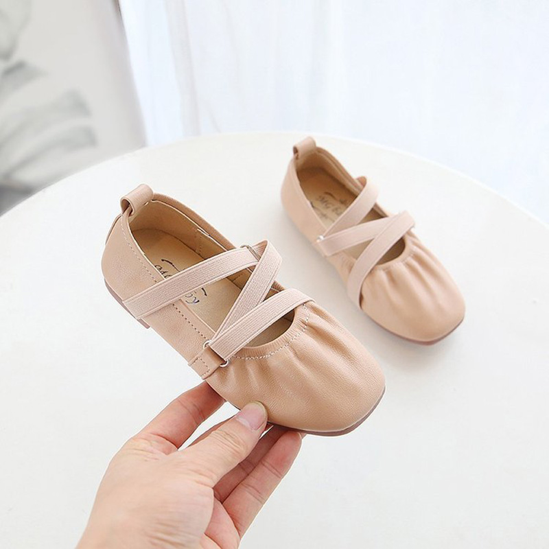 Giày Búp Bê Da Mềm Dễ Thương Cho Bé Gái Từ 2-18 Tuổi