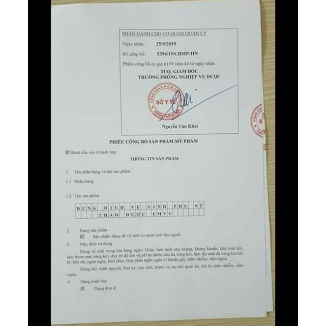 Dung dịch vệ sinh phụ nữ hồng quý phi