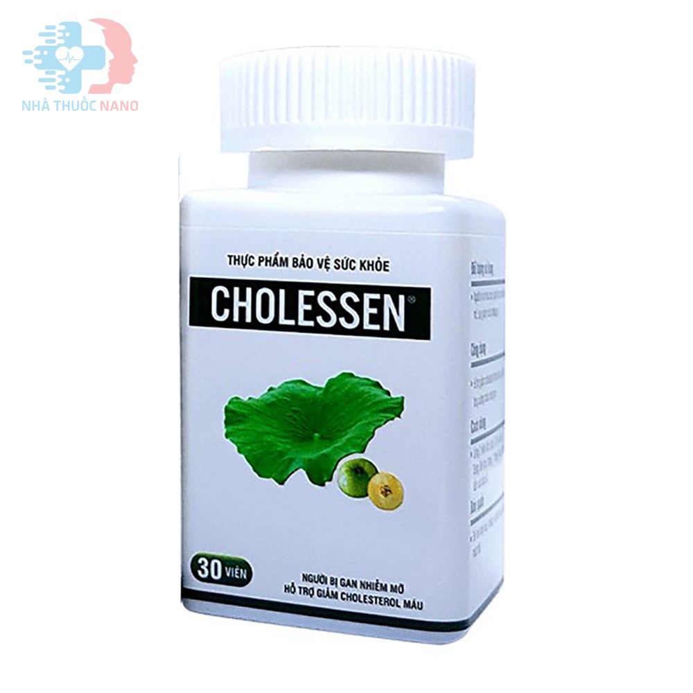 Cholessen - Hạ Mỡ Máu, Giảm Gan Nhiễm Mỡ, Men Gan Cao