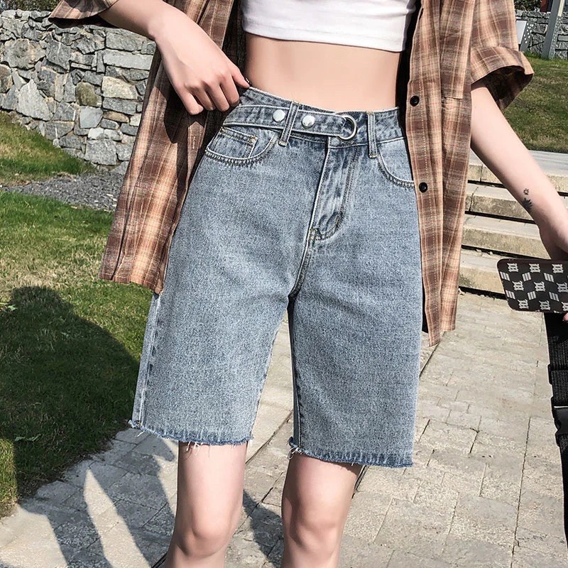 Quần short jeans lửng form siêu đẹp