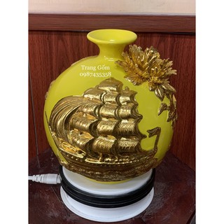 Bình hút lộc dát vàng thuận buồm xuôi gió
