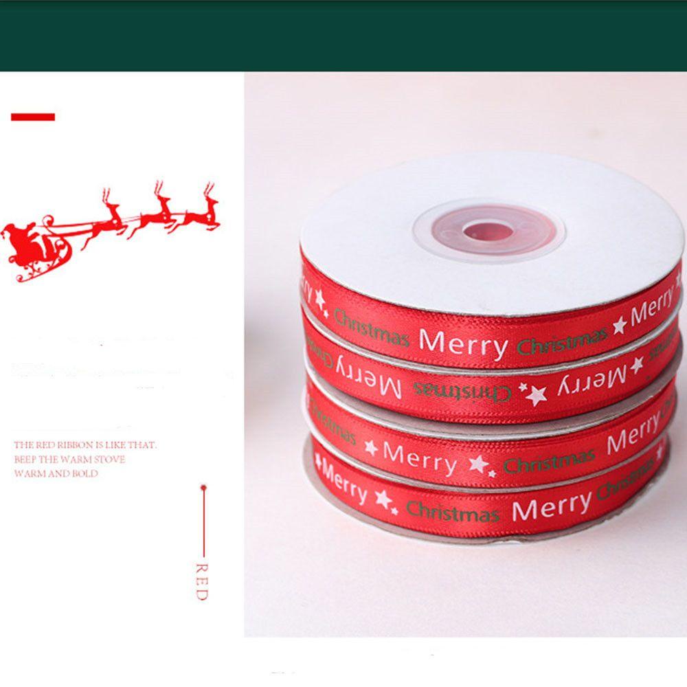 DORAW Cuộn Dây Ruy Băng Trang Trí Giáng Sinh 25 Yards