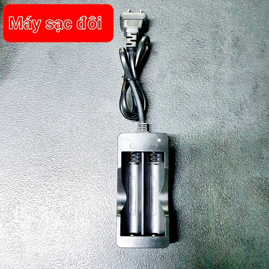 PIN SẠC/MÁY SẠC 3V7/4V2 DÙNG CHO QUẠT VÀ ĐÈN PIN