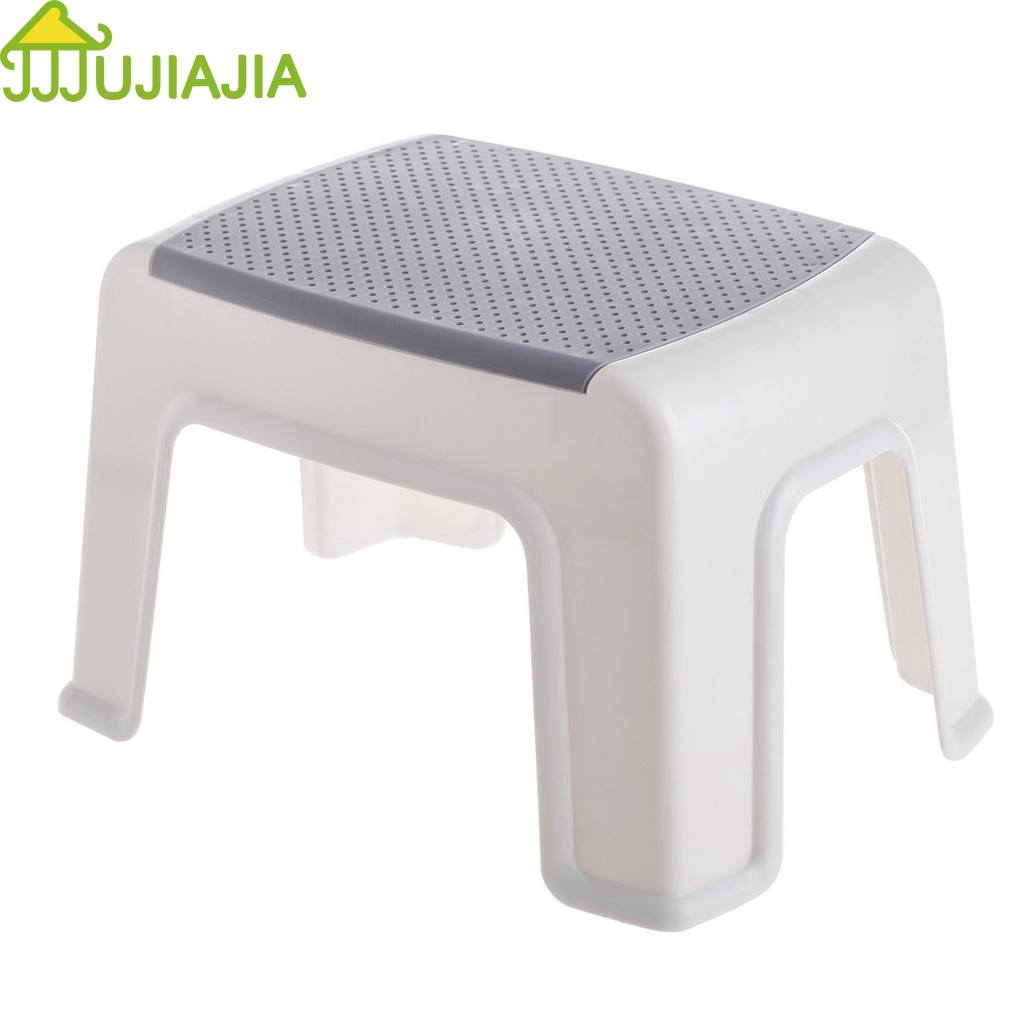 Ghế Đẩu JUJIAJIA Bằng Nhựa Nhiều Màu Tùy Chọn Chống Trượt Cho Trẻ Em