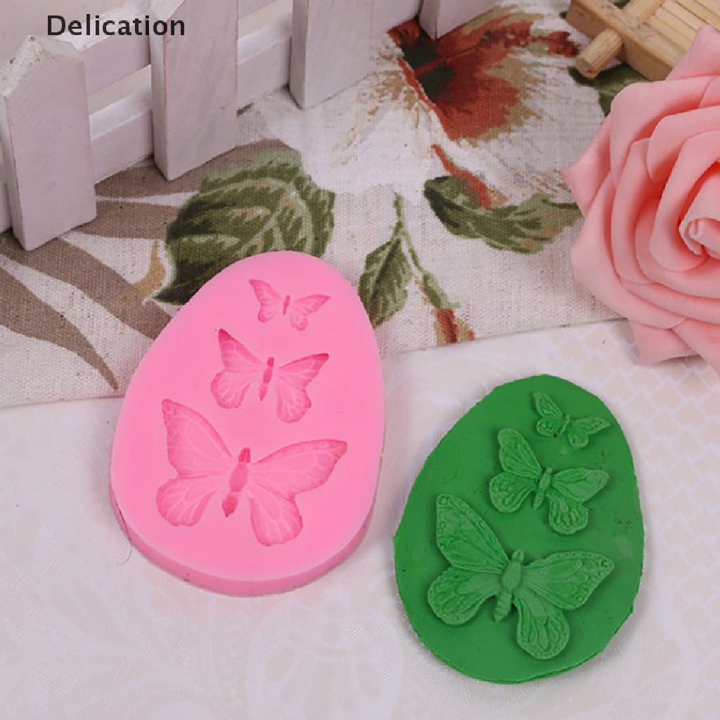 Khuôn Làm Bánh Chất Liệu silicone Tự Làm Hình Bướm 3d