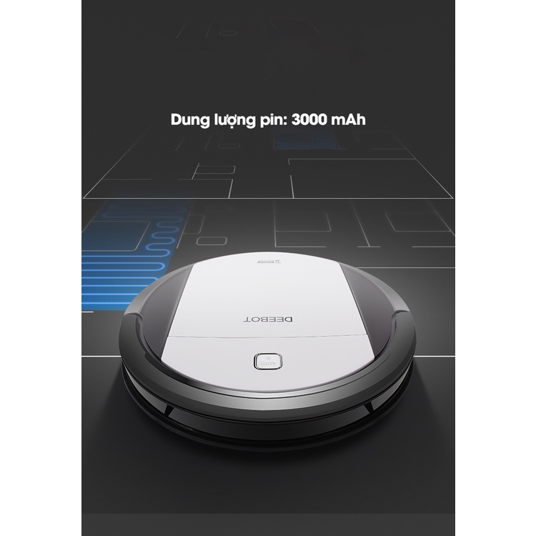 Robot hút bụi lau nhà Ecovacs Deebot DT87G, hàng trưng bày, giá rẻ, nhập nội địa, tặng kèm phụ kiện, bh 12th - TiPi Home