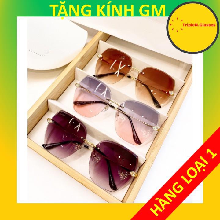 Kính mát thời trang nữ A2045 chống tia UV400 form kính lục giác với nhiều màu sắc cá tính phù hợp mang đi chơi đi làm