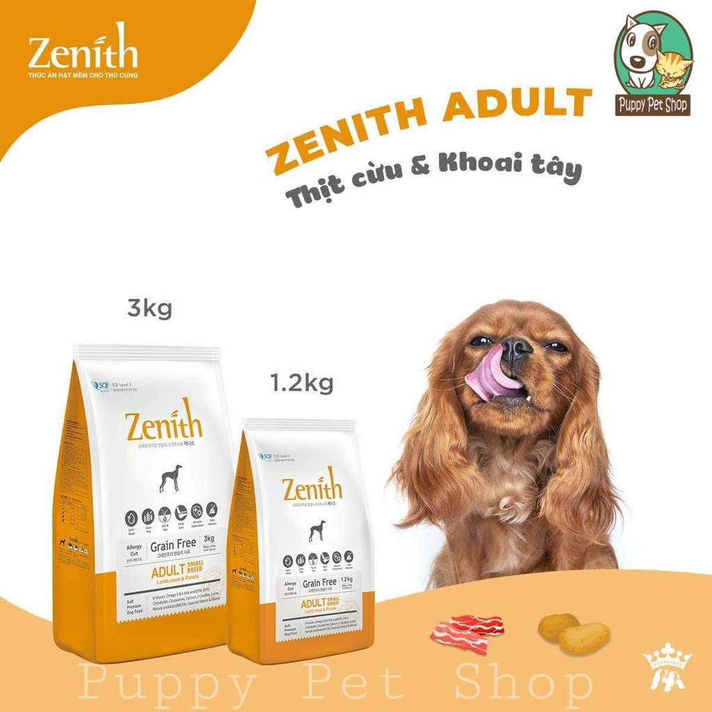 Thức Ăn Mềm Cho Chó Trưởng Thành Zenith Adult 1,2kg