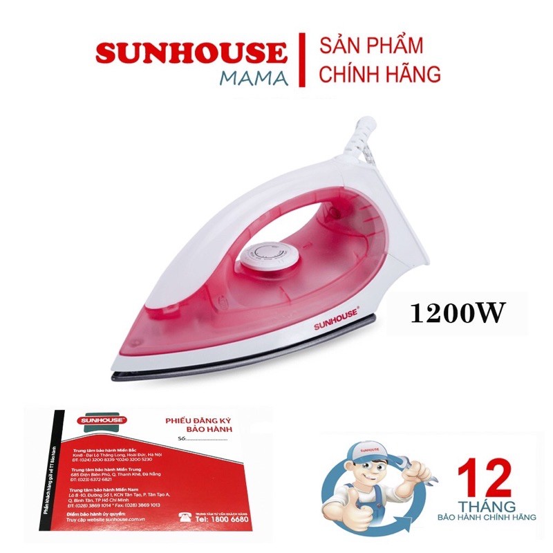 [Mã ELFLASH5 giảm 20K đơn 50K] [Miễn Ship]Bàn là khô Sunhouse SHD1072 hàng chính hàng -Lỗi 1 đổi 1 trong 1 tuần