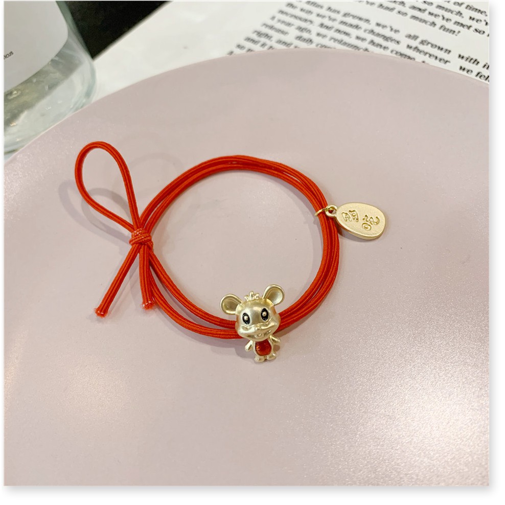 Vòng Tay Chỉ Đỏ Phong Thủy May Mắn Tài Lộc Năm Chuột - M02