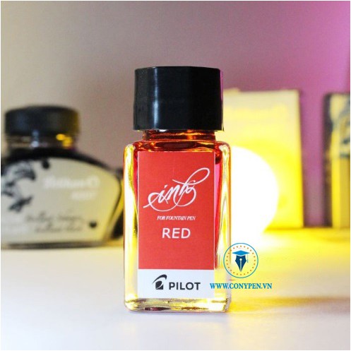 Mực Nhật Pilot ink Màu Đỏ 15ml