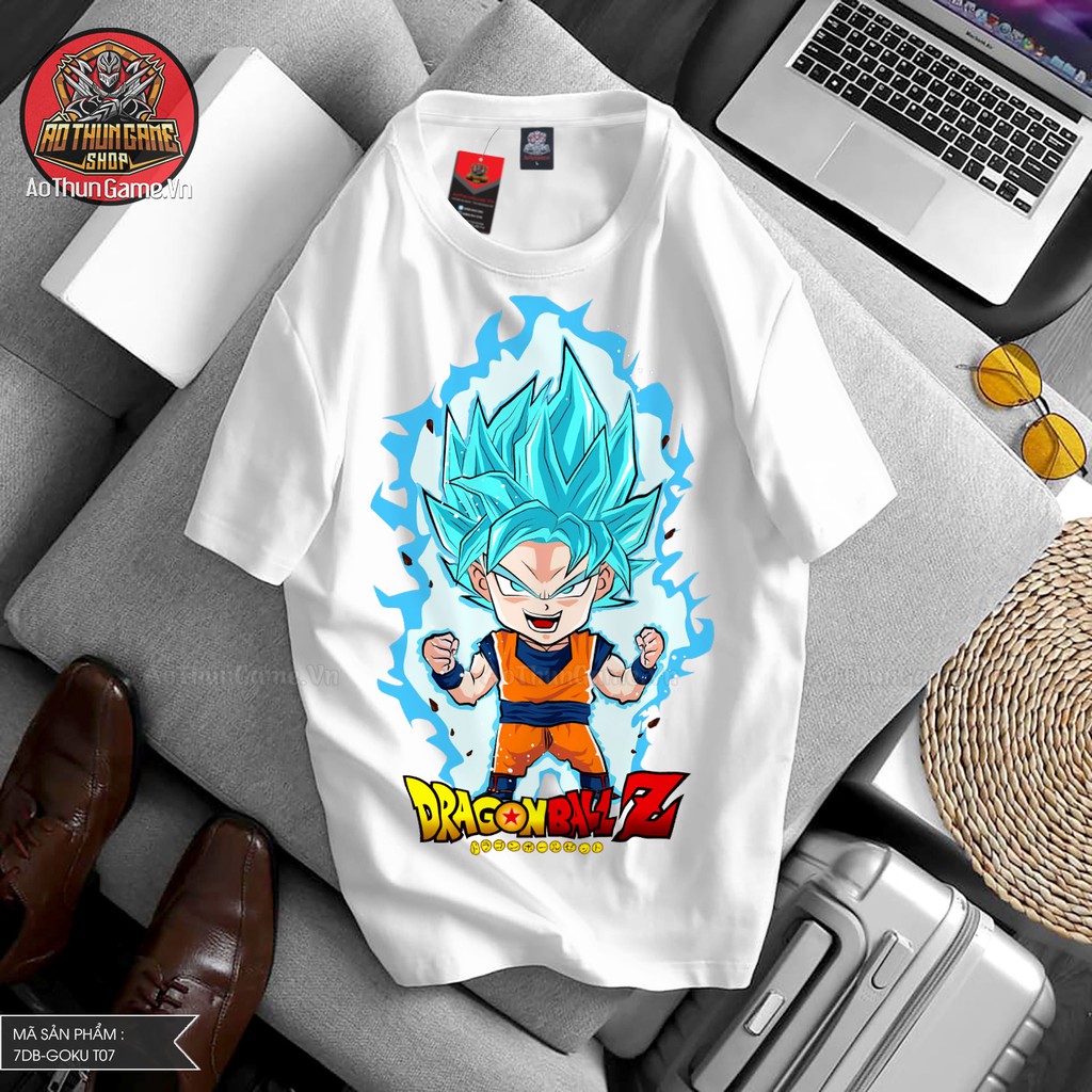 Áo thun Anime Songoku T07 Dragon Ball Z chính hãng giá xưởng có size Goku cho trẻ em bé trai và bé gái / AoThunGameVn