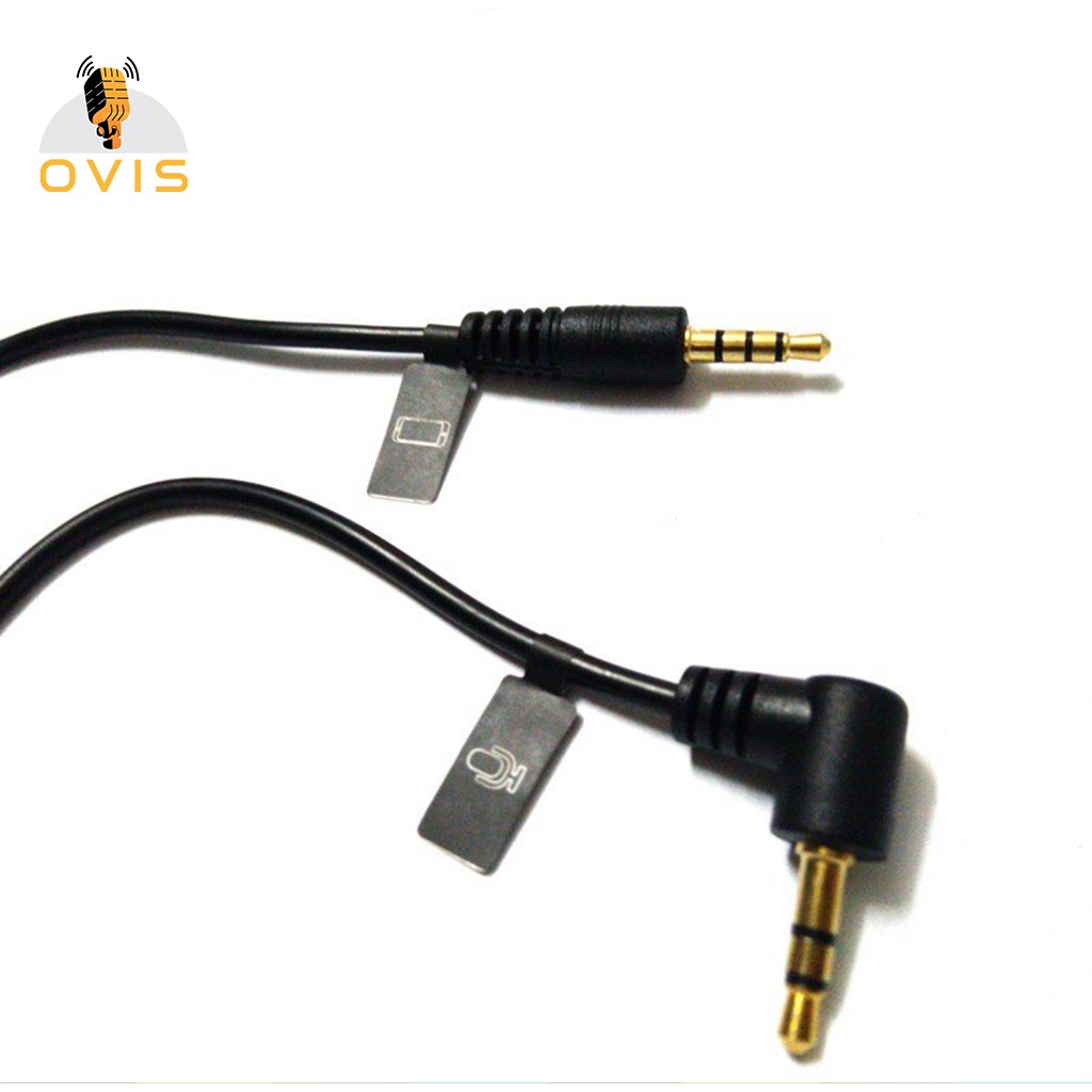 Cáp Âm Thanh 3.5 Mm 2 Đầu Đực, Kết Nối Micro Với Điện Thoại  | Boya Cab3.5