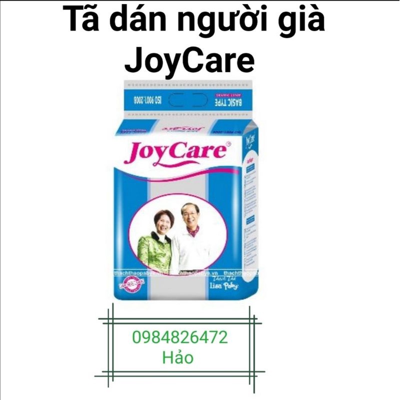 Bỉm người già JoyCare tả bĩm dán người lớn gói 88 miếng (8 túi) size M /L từ 40_70kg dùng tặng1miếng lót