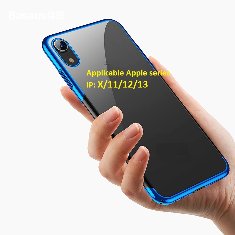 Ốp lưng dành cho iPhone X/XS/XS.MAX/11/12/...siêu mỏng, viền màu, ôm khít máy, giữ vẻ đẹp nguyên bản của máy