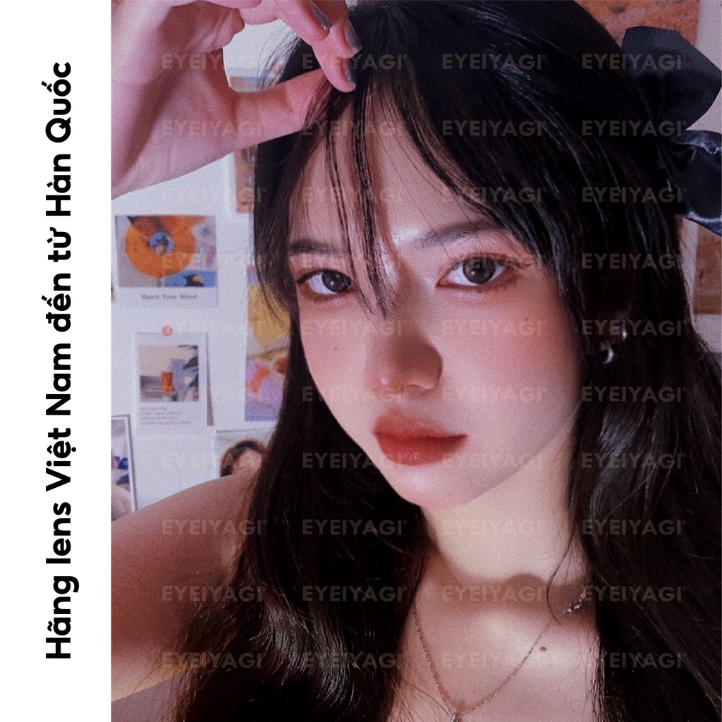 Kính Áp Tròng Premium Silicone Hydrogel màu 3-tones Jeju | Anti UV