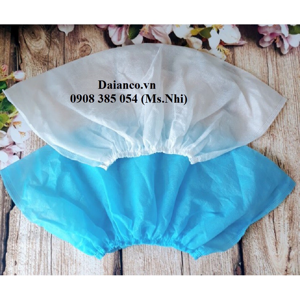 Combo 10 cặp bao bọc giày vải không dệt dành cho phòng sạch- Hàng sẵn