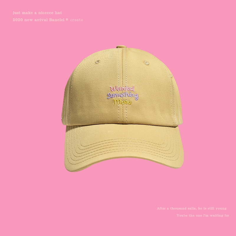 Mũ Lưỡi Trai Chống Nắng In Chữ Nhỏ Kiểu Nhật Hàn Cá Tính