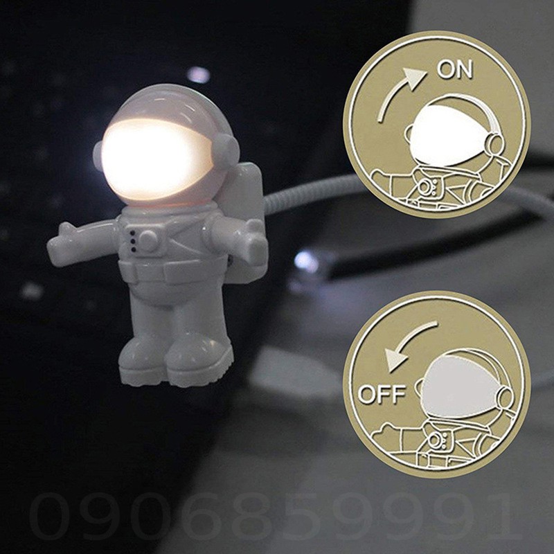 Đèn Led,đèn ngủ hình phi hành gia mini nguồn USB