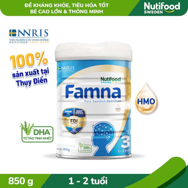 [CHÍNH HÃNG] Sữa bột Famna Số 3 850g [Date 03/2023]