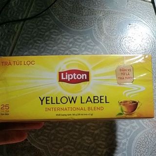 Trà lipton túi lọc 50g 25 túi x2g giá rẻ