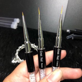 Cọ Vẽ Nét Cán Đá 5mm, 9mm, 11mm