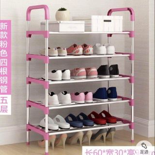 Kệ giày dép 5 tầng lắp ghép inox 304