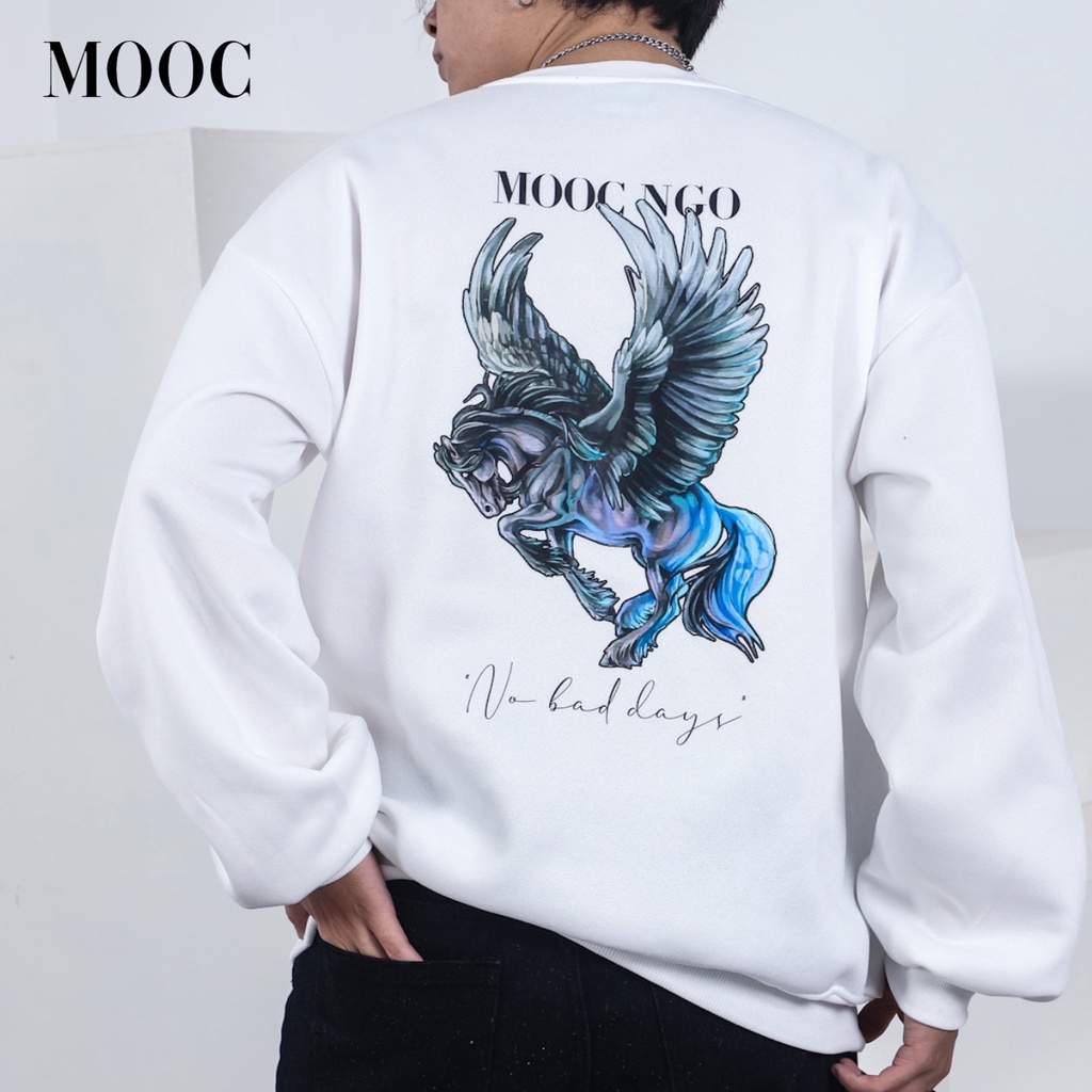 Áo Sweater MOOC CLOTHES 12 con giáp -Hình Ngựa