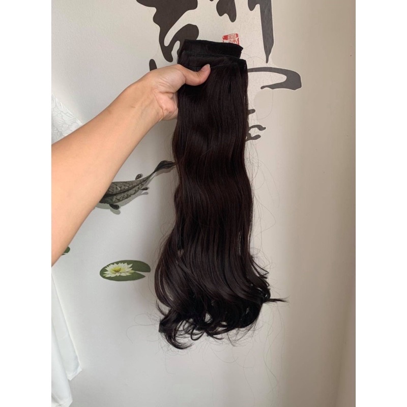Set 3 kẹp dải xoăn dài hàng cao cấp lắm phồng tóc dầy tóc