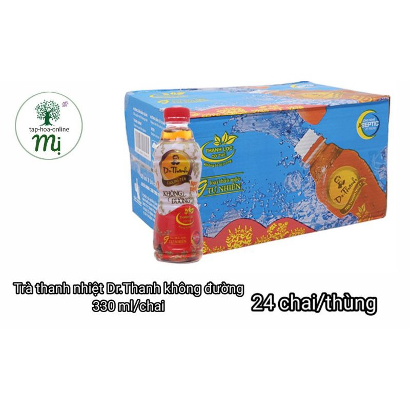 Thùng 24 chai trà thanh nhiệt Dr Thanh 330ml