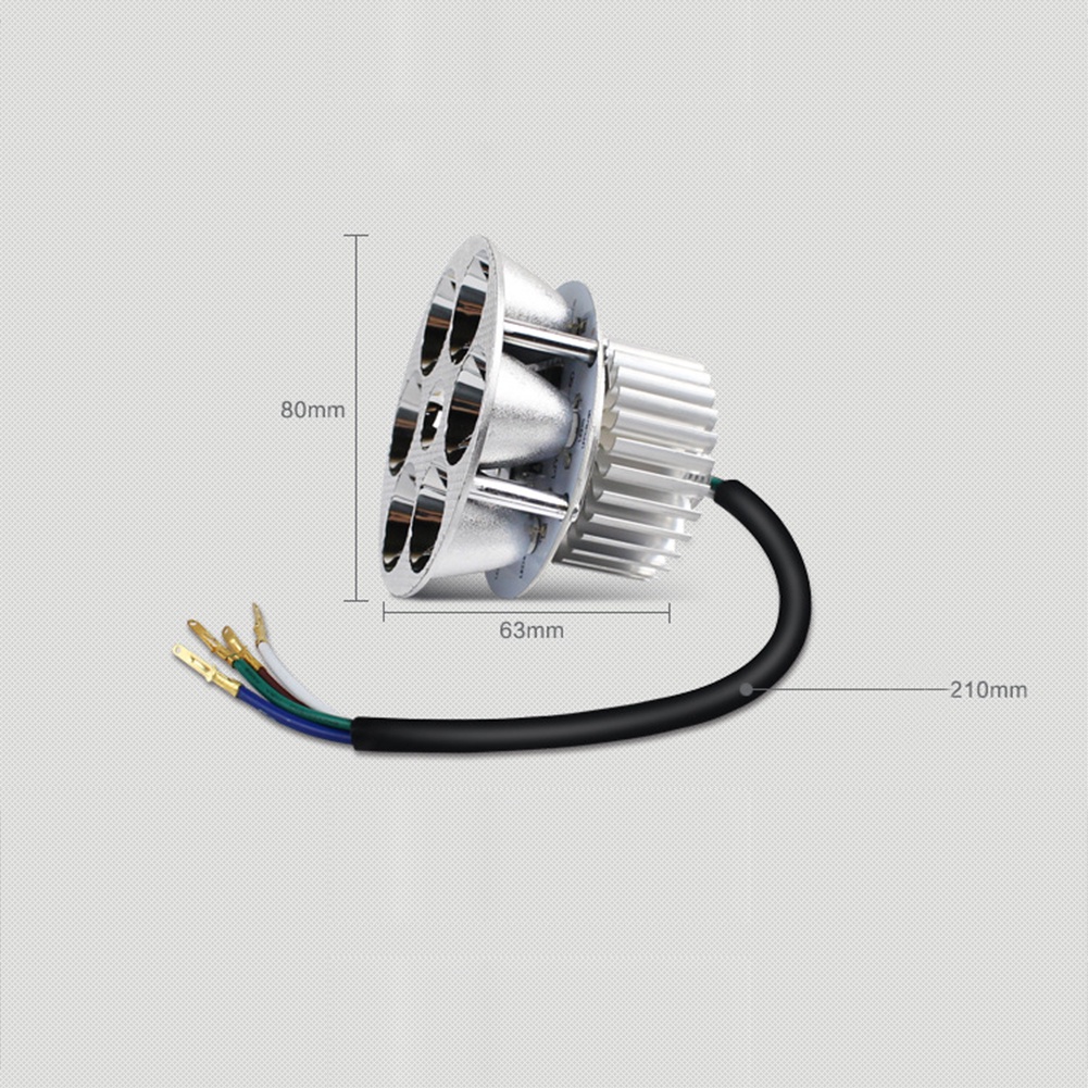 MG Đèn pha LED xe máy Đèn chiếu xa Ánh sáng gần Xe điện Tích hợp đèn chiếu sáng Đa năng cho Đèn ô tô DC 12-85V