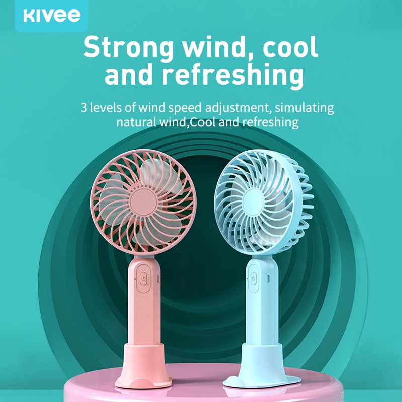 Quạt mini Kivee-fa15 3 Tốc Độ Gió Cổng Sạc usb