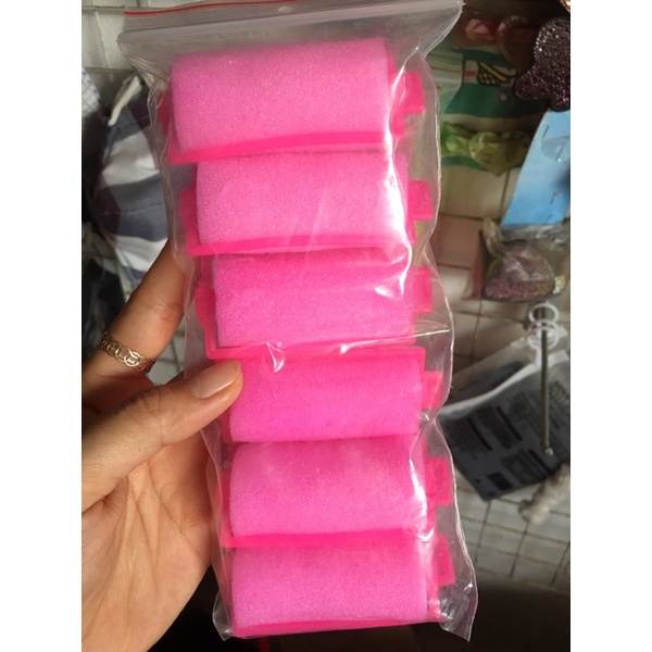 Vỉ 6 lô xốp uốn tạo kiểu tóc dụng