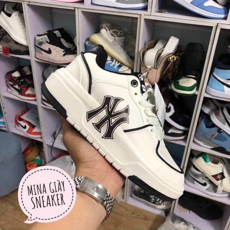 Giày mlb liner ny đen rep . Giày thể thao nam nữ sneaker quảng châu kèm hộp
