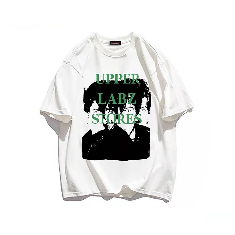 Áo thun T-shirt IELGY thiết kế tay ngắn cổ tròn in hình trái tim đồ họa dành cho nữ