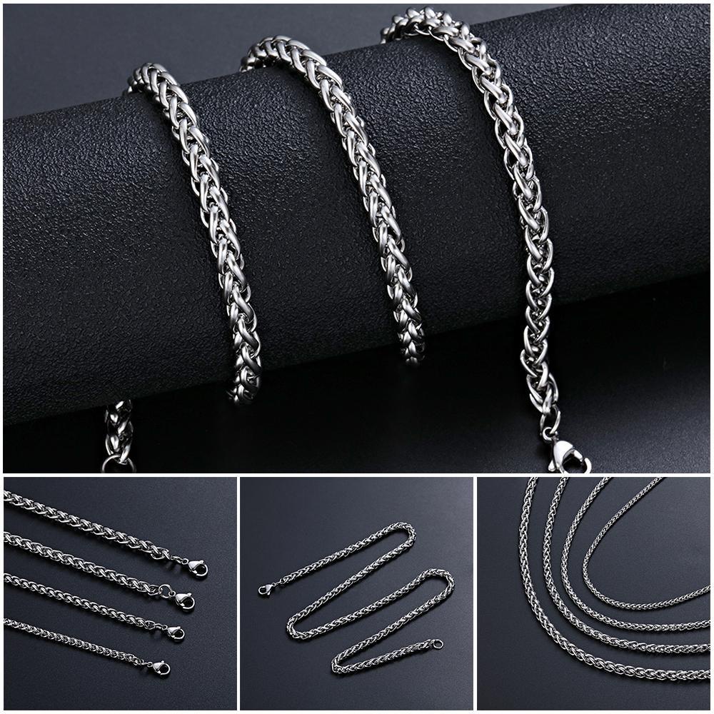 Eutus Dây Chuyền Lúa Mì Bện Thời Trang|Vòng Cổ Choker Nhiều Màu Sắc Phong Cách Gothic Punk