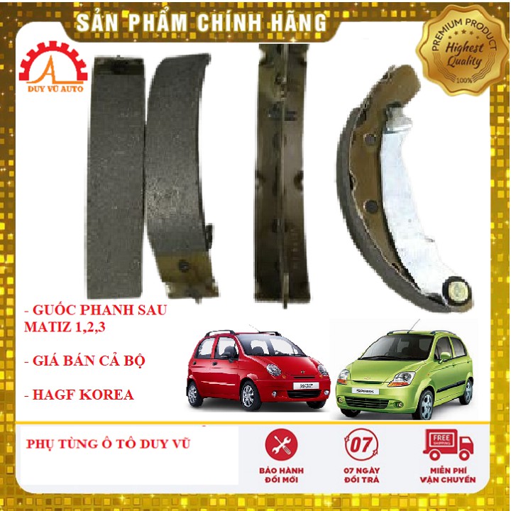 MÁ PHANH SAU, GUỐC PHANH SAU, BỐ THẮNG SAU DEAWOO MATIZ 1, 2, 3