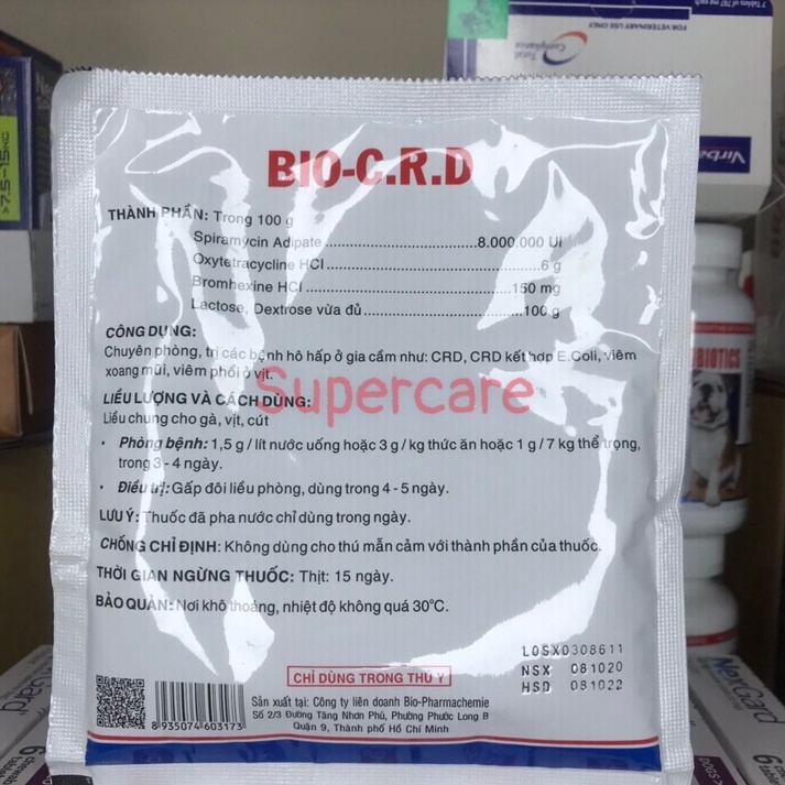 Bio Crd 100Gr - Khó Thở, Khò Khè