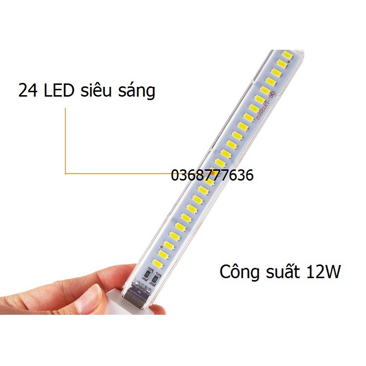 Đèn USB 24 LED siêu sáng nhỏ gọn